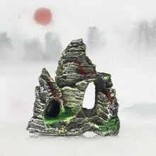 Load image into Gallery viewer, Stone Fish Tank Landscape Simulation Resin Aquarium Decorative Ornament, Style:, Cave Mountain C, Cave Mountain D, Small Rockery, Three-legged Rockery, Big Rockery, Shunfeng Mountain, Yu Mountain, Tianzhu Mountain, Guanyun Mountain, Jiuxia Mountain    ...
