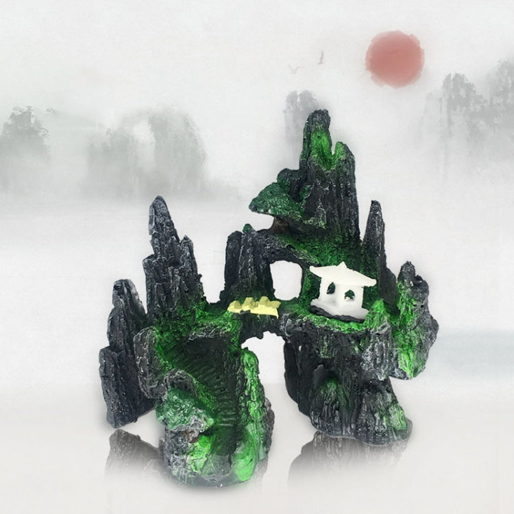 Stone Fish Tank Landscape Simulation Resin Aquarium Decorative Ornament, Style:, Cave Mountain C, Cave Mountain D, Small Rockery, Three-legged Rockery, Big Rockery, Shunfeng Mountain, Yu Mountain, Tianzhu Mountain, Guanyun Mountain, Jiuxia Mountain    ...