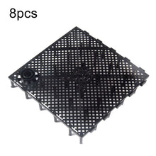 Load image into Gallery viewer, 8pcs Fish Tank Bottom Filter Board Sand Mat, Black Tablet, White Tablet, Black Socket, White Socket