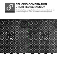 Load image into Gallery viewer, 8pcs Fish Tank Bottom Filter Board Sand Mat, Black Tablet, White Tablet, Black Socket, White Socket
