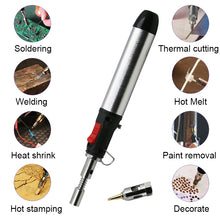 Load image into Gallery viewer, 3 in 1 Gas Soldering Iron Gas Torch Pen-Shaped Gas Soldering Iron