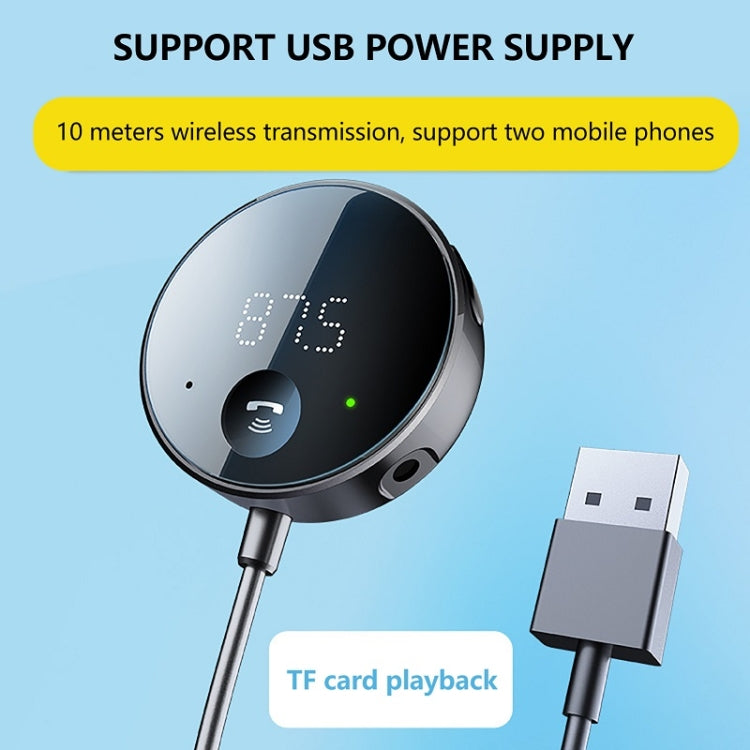 Car Bluetooth Receiver MP3 Player FM Music Transmitter, S-23, S-23 With Bracket