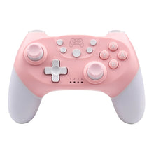Load image into Gallery viewer, For Nintendo Switch Pro Wireless Bluetooth Handle with Macro Programming &amp; Somatosensory Wake-up, White Pink, Purple Orange, White Red Blue, Black Red Blue, Black Blue Red