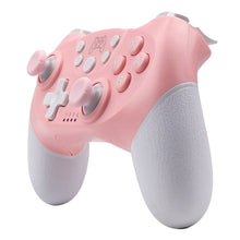 Load image into Gallery viewer, For Nintendo Switch Pro Wireless Bluetooth Handle with Macro Programming &amp; Somatosensory Wake-up, White Pink, Purple Orange, White Red Blue, Black Red Blue, Black Blue Red