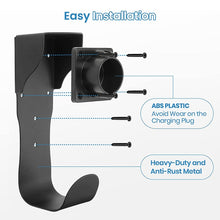 Load image into Gallery viewer, EV Charger Cable Holder Electric Car Charging Cable Organizer for J1772 Plug, EV Charger Cable