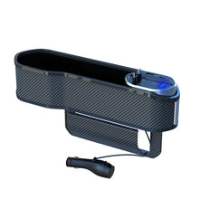 Load image into Gallery viewer, Vehicle Seat Gap Storage Box Organizer Front Seat Console Side Pocket ,Spec:, Wireless Charging Ordinary  Wire, No Wireless Charging Ordinary Wire, Wireless Charging Upgrade Wire, No Wireless Charging Upgrade Wire