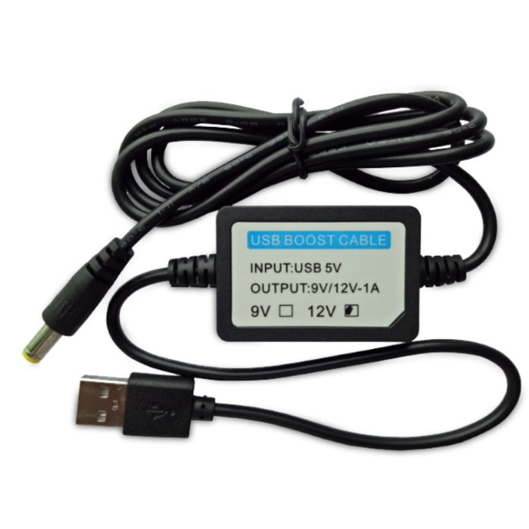 USB Booster Line Mobile Power Cord, 2pcs DC 5V to 9V, 2pcs DC 5V to 12V