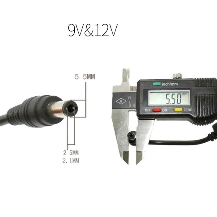 USB Booster Line Mobile Power Cord, 2pcs DC 5V to 9V, 2pcs DC 5V to 12V