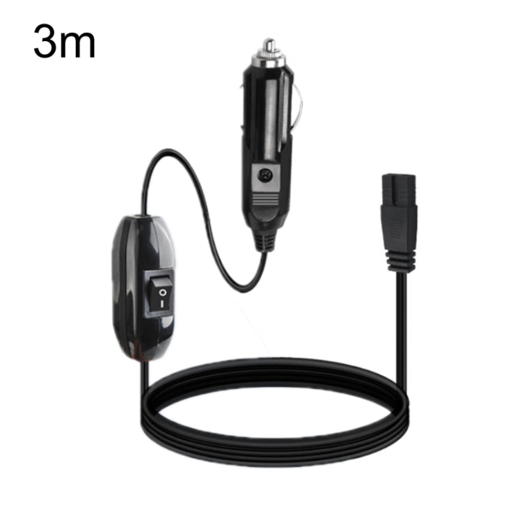 12V/24V Car Refrigerator Cable B Suffix Cigarette Lighter Plug Power Cord, Length:, 1m With Switch, 2m Without Switch, 2m With Switch, 3m With Switch, 4m Without Switch, 4m With Switch, 5m Without Switch, 5m With Switch