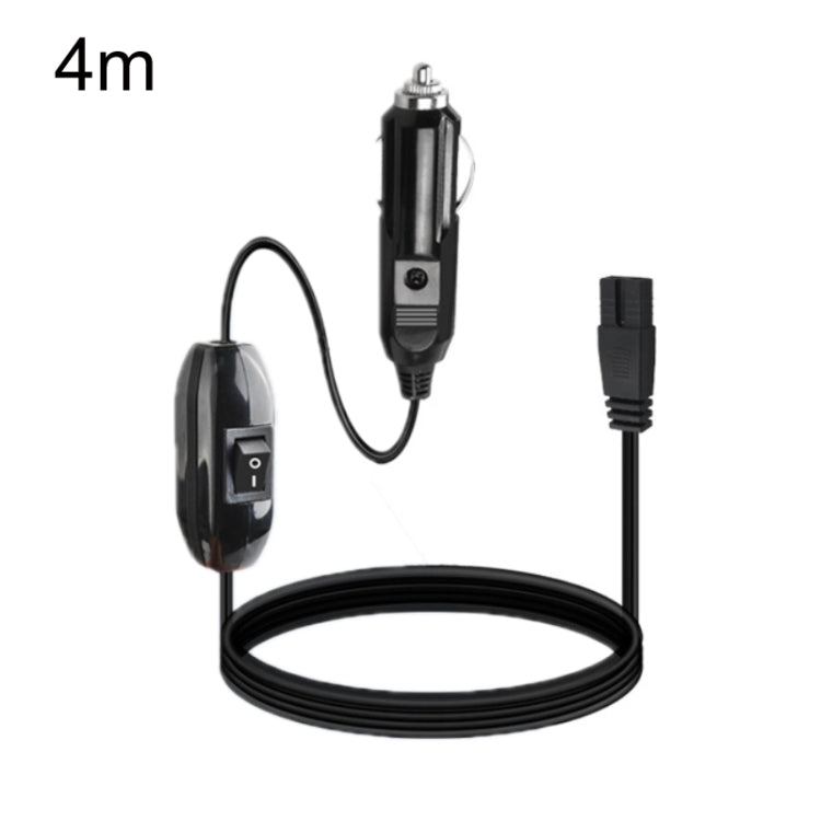 12V/24V Car Refrigerator Cable B Suffix Cigarette Lighter Plug Power Cord, Length:, 1m Without Switch, 1m With Switch, 2m Without Switch, 2m With Switch, 3m Without Switch, 3m With Switch, 4m Without Switch, 4m With Switch, 5m Without Switch           ...