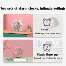 Load image into Gallery viewer, P1 Mini Card Mirror Clock Wireless Bluetooth Speaker with FM Radio