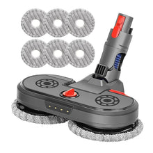 Load image into Gallery viewer, Vacuum Cleaner Electric Mopping Head Integrated Water Tank With 6pcs Rag, For Dyson V7 V8 V10 V11, For Dyson V15