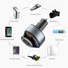 Load image into Gallery viewer, 5V3A Cigarette Lighter PD Super Fast Charging Multifunctional Car Charger, 5V 3A Black, 5V 3A White