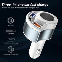 Load image into Gallery viewer, 5V3A Cigarette Lighter PD Super Fast Charging Multifunctional Car Charger, 5V 3A Black, 5V 3A White