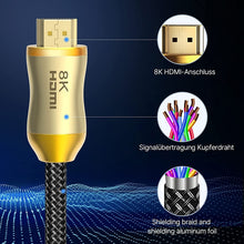 Load image into Gallery viewer, HDMI 2.1 Version 8K 60Hz For PS4 Cable Projector Notebook Set-Top Box Cable, HD803 1m, HD803 1.5m, HD803 2m, HD803 3m, HD803 5m, HD803 10m, HD803 15m