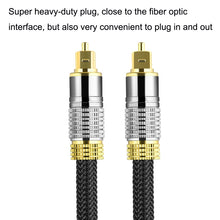 Load image into Gallery viewer, Optical Fiber Audio Cable Speaker Power Amplifier Digital Audiophile Square To Square Signal Cable, CO-TOS101 1m, CO-TOS101 1.5m, CO-TOS101 1.8m, CO-TOS101 2m, CO-TOS101 3m, CO-TOS101 5m, CO-TOS101 10m, CO-TOS101 15m, CO-TOS101 20m, CO-TOS101 30m