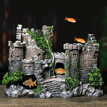 Load image into Gallery viewer, Fish Tank Ancient Castle Resin Decoration Aquarium Cavern Building Decoration, Ancient Castle