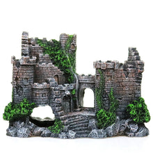 Load image into Gallery viewer, Fish Tank Ancient Castle Resin Decoration Aquarium Cavern Building Decoration, Ancient Castle