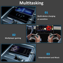 Load image into Gallery viewer, For Tesla Model 3/Y Car T09 Center Console 27W 3-in-1 USB Hub Docking Station, T09