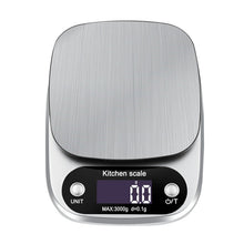 Load image into Gallery viewer, Small Multifunctional Kitchen High Precision Electronic Scale LCD Digital Display Food Scale, 3kg/ 0.1g, 5kg/ 0.1g, 10kg/ 1g