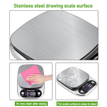 Load image into Gallery viewer, Small Multifunctional Kitchen High Precision Electronic Scale LCD Digital Display Food Scale, 3kg/ 0.1g, 5kg/ 0.1g, 10kg/ 1g