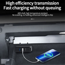 Load image into Gallery viewer, For Tesla Model 3/Y Car AH37 3 USB  +1 Type-C/USB-C Port Hub Docking Station, AH37