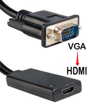 Load image into Gallery viewer, HD55Y VGA To HDMI Adapter Cable VGA+USB To HD 1080P Converter With Power Supply, VGA+USB To HDMI