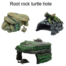 Load image into Gallery viewer, Resin Turtle Sunbed Climbing Table Stump Hideaway House Sunback Table, GT026, GT023, GT149, GT001, GT013S, GT013M