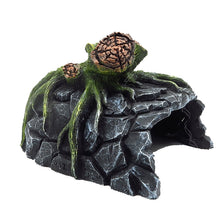 Load image into Gallery viewer, Resin Turtle Sunbed Climbing Table Stump Hideaway House Sunback Table, GT026, GT023, GT149, GT001, GT013S, GT013M