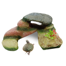 Load image into Gallery viewer, Resin Turtle Sunbed Climbing Table Stump Hideaway House Sunback Table, GT026, GT023, GT149, GT001, GT013S, GT013M