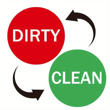 Load image into Gallery viewer, Dishwasher Round Magnet Clean Dirty Sign Double-Sided Dishwasher Magnet Cover