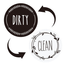 Load image into Gallery viewer, Dishwasher Round Magnet Clean Dirty Sign Double-Sided Dishwasher Magnet Cover