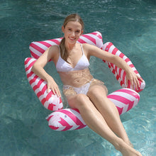 Load image into Gallery viewer, 4-tube PVC Inflatable Foldable Floating Row Summer Swimming Pool Water Hammock
