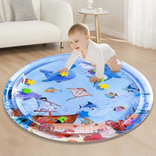 Load image into Gallery viewer, 93cm Baby Kids Water Play Mat Inflatable PVC Shark Water Pad