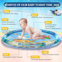 Load image into Gallery viewer, 93cm Baby Kids Water Play Mat Inflatable PVC Shark Water Pad