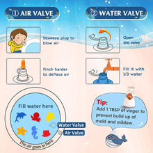 Load image into Gallery viewer, 93cm Baby Kids Water Play Mat Inflatable PVC Shark Water Pad