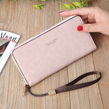 Load image into Gallery viewer, Scrub Long Wallet Lady Wallet Handbag Zipper Purse