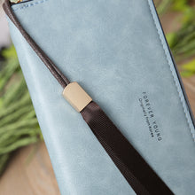 Load image into Gallery viewer, Scrub Long Wallet Lady Wallet Handbag Zipper Purse