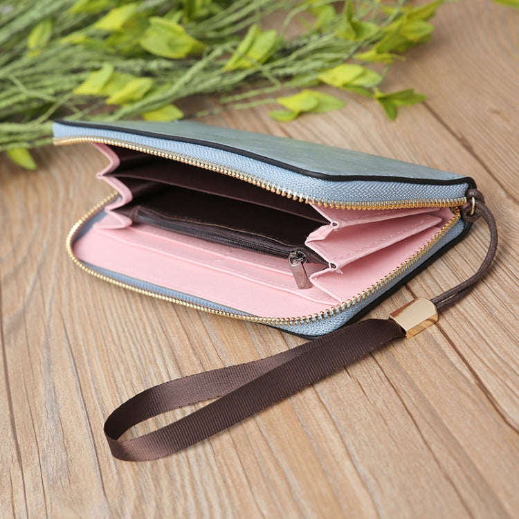 Scrub Long Wallet Lady Wallet Handbag Zipper Purse