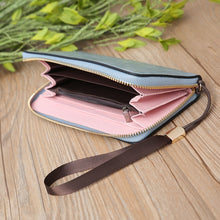 Load image into Gallery viewer, Scrub Long Wallet Lady Wallet Handbag Zipper Purse