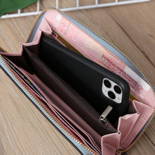 Load image into Gallery viewer, Scrub Long Wallet Lady Wallet Handbag Zipper Purse