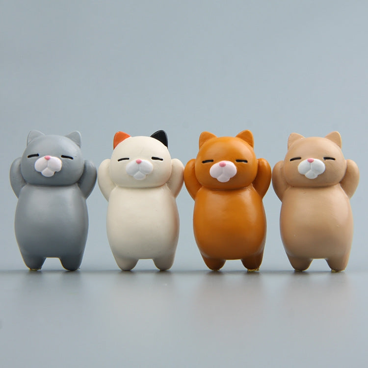 Cartoon Cat Fridge Magnet Resin Ornament Ornament