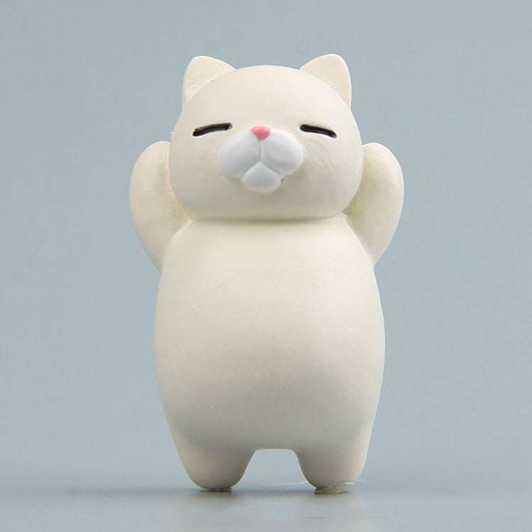 Cartoon Cat Fridge Magnet Resin Ornament Ornament