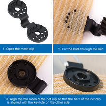 Load image into Gallery viewer, 50pcs /Pack Sunshade Net Clip Garden Greenhouse Netting Shade Cloth Fastener, Round Type