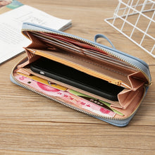 Load image into Gallery viewer, Single Zipper Ladies Wallet Long Wallet Crocodile Coin Purse Student Clutch