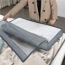 Load image into Gallery viewer, Non-Woven Quilt Storage Bag Home Dustproof Finishing Bag Moving Packing Bag 100 x 50 x 15cm, Light Gray, Deep Gray, Black
