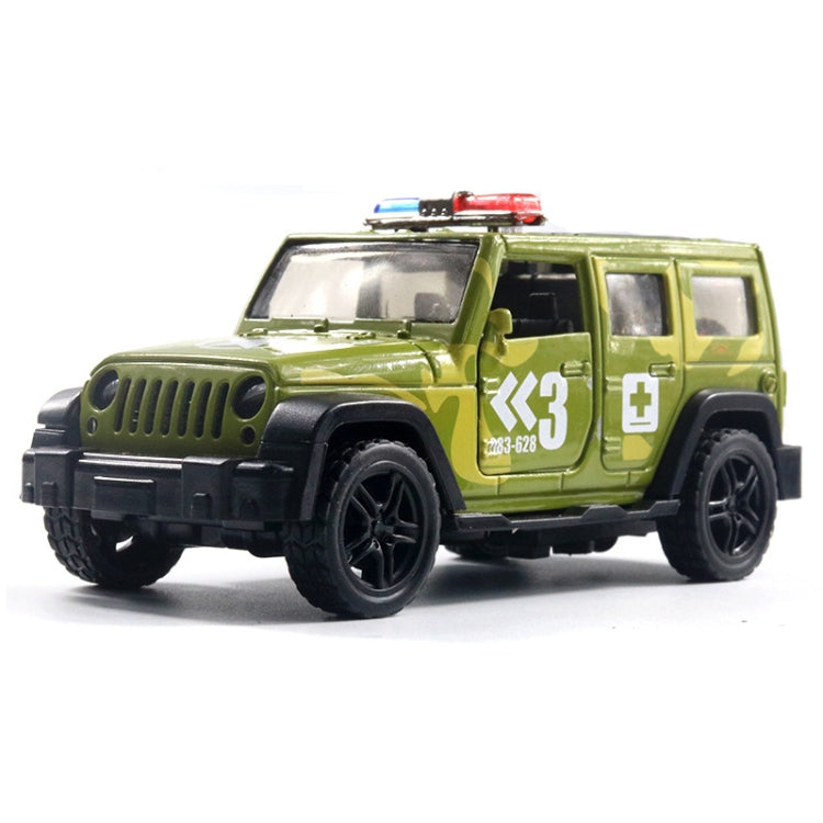 1:36 Off-road Police Car Ambulance Model Boy Car Toy With Sound and Light