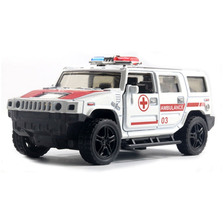 1:36 Off-road Police Car Ambulance Model Boy Car Toy With Sound and Light