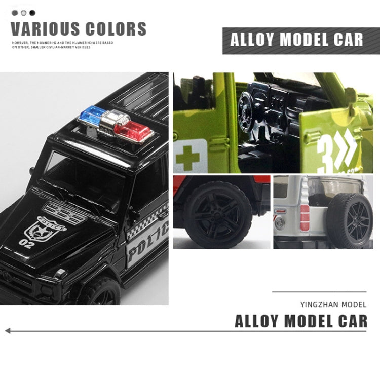 1:36 Off-road Police Car Ambulance Model Boy Car Toy With Sound and Light