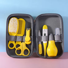Load image into Gallery viewer, JR-6006 8 in 1 EVA Bag Baby Cleaning Care Set Baby Daily Cleaning Kit, Blue, Pink, Yellow